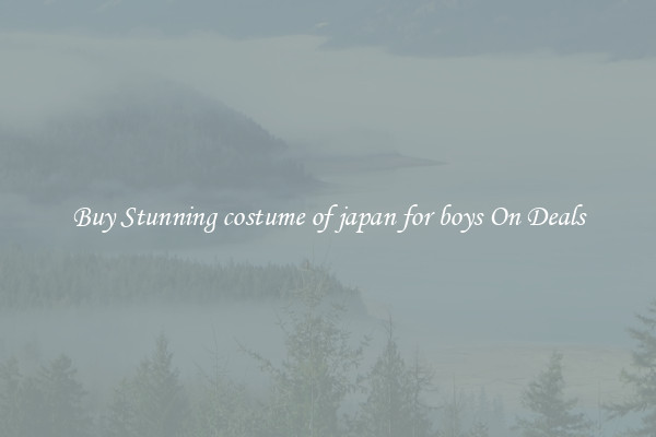 Buy Stunning costume of japan for boys On Deals