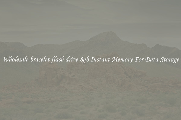Wholesale bracelet flash drive 8gb Instant Memory For Data Storage