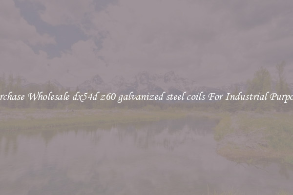 Purchase Wholesale dx54d z60 galvanized steel coils For Industrial Purposes