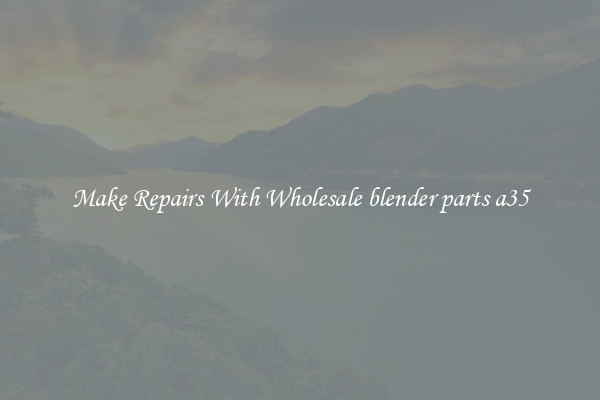 Make Repairs With Wholesale blender parts a35