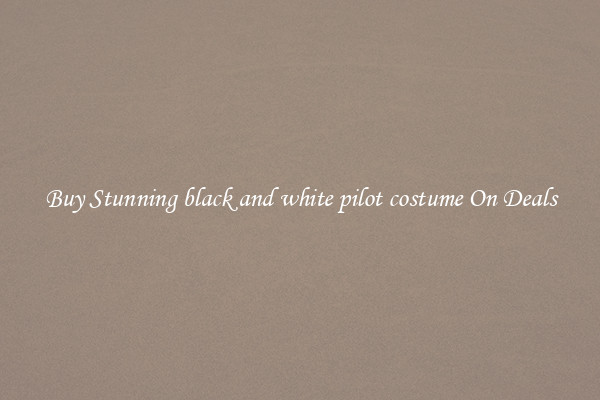 Buy Stunning black and white pilot costume On Deals