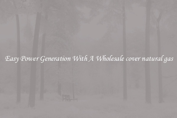 Easy Power Generation With A Wholesale cover natural gas