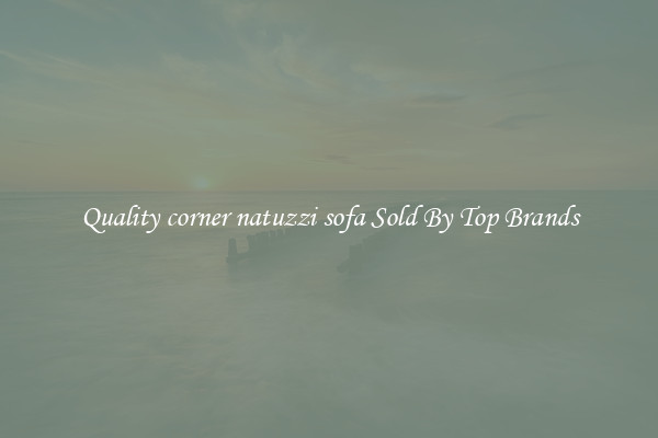 Quality corner natuzzi sofa Sold By Top Brands