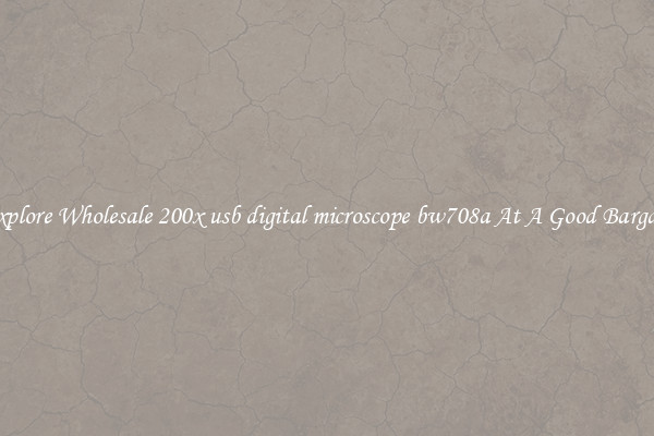 Explore Wholesale 200x usb digital microscope bw708a At A Good Bargain