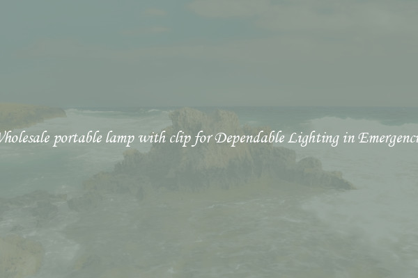 Wholesale portable lamp with clip for Dependable Lighting in Emergencies