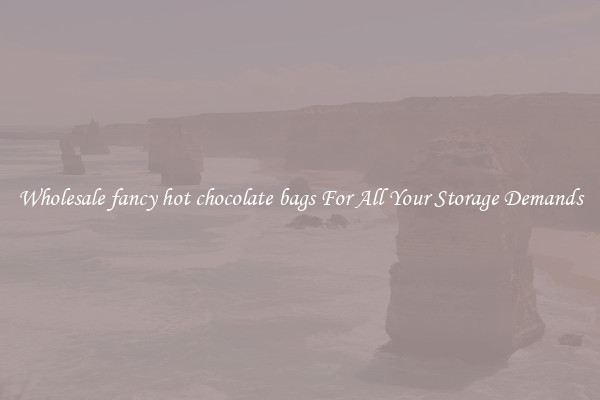 Wholesale fancy hot chocolate bags For All Your Storage Demands