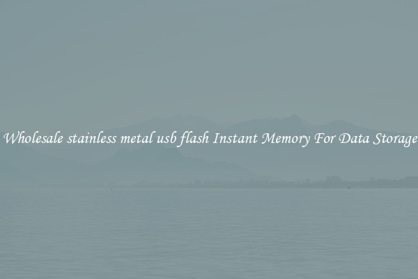Wholesale stainless metal usb flash Instant Memory For Data Storage