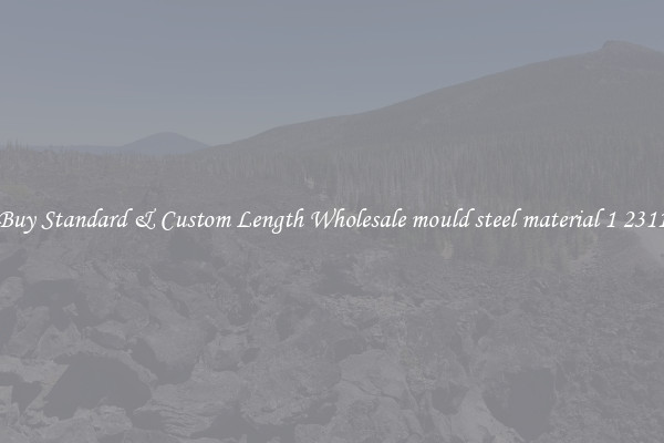 Buy Standard & Custom Length Wholesale mould steel material 1 2311